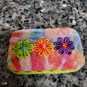 Colorful Floral Embroidered Handmade Prayer Box